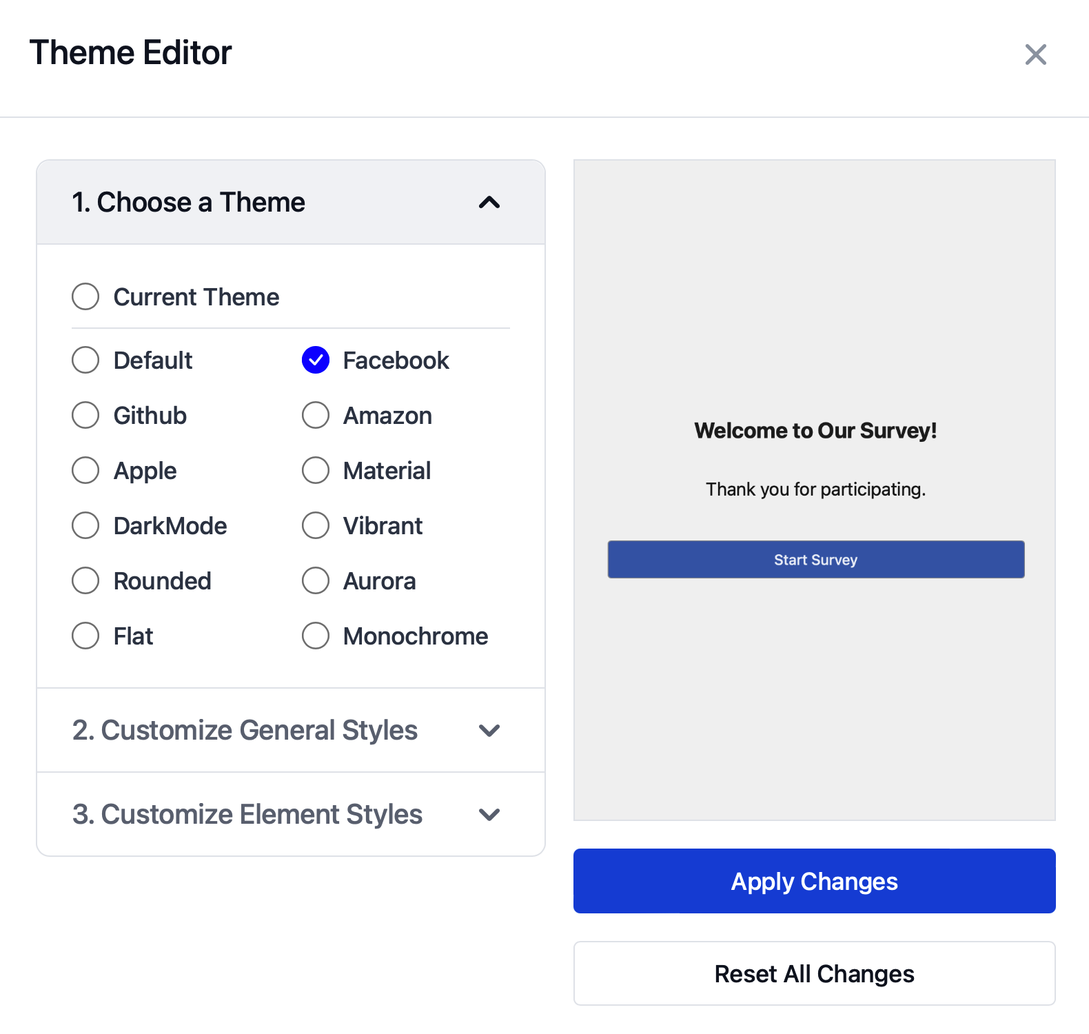 Customization - Theme Editor