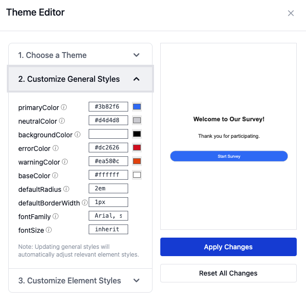 Tutorial - Customization Visual Editor